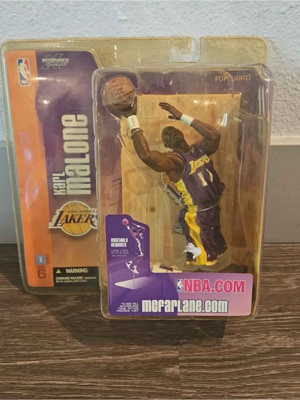 NBA Macfarlane Figure Karl Malone Los Angeles Lakers